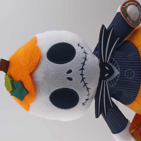 Disney Halloween Jack Skellington Musical Animated Plushie in a Jack O' Lantern - Picture 6 of 6